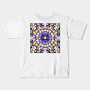 ART Stained Glass Window Kids T-Shirt